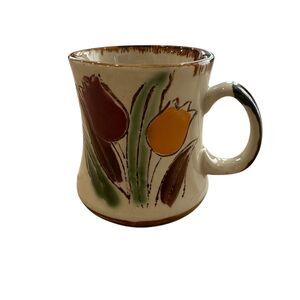 Vintage COTC Korea Floral Speckled Coffee Mug